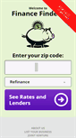 Mobile Screenshot of financefinder.com