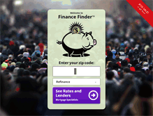 Tablet Screenshot of financefinder.com